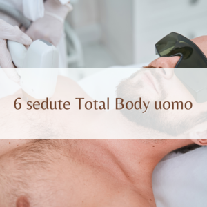 6 SEDUTE LASER TOTAL BODY UOMO