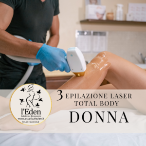 3 SEDUTE LASER TOTAL BODY DONNA